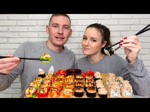 Видео: МУКБАНГ РОЛЛЫ СУШИ ЗАПЕЧЕННЫЕ КАЛИФОРНИЯ ОСТРЫЕ MUKBANG SUSHI ROLLS ответы на вопросы рецепт
