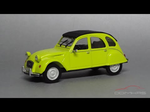 Видео: Citroën 2CV || Мașini de legendă №62 - Автолегенды Румынии || Масштабные модели автомобилей 1:43
