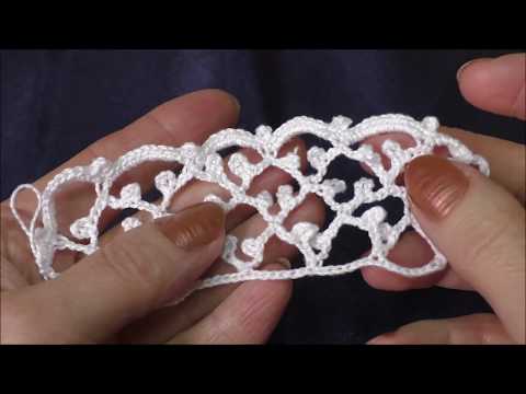 Видео: Как связать шикарную сеточку "с узелками" крючком для ирландского кружева и не только.