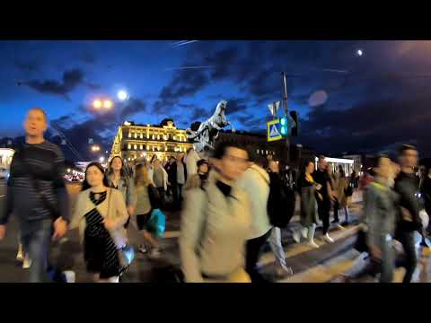 Видео: Прогулка по Невскому проспекту от Московского вокзала до Исаакиевского собора