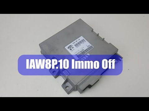 Видео: отключение иммобилайзера IAW8P.10 отключить иммо пежо (ситроен)