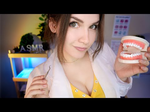 Видео: АСМР [RP] 🦷 Чистка и осмотр зубов 👩‍🔬🩺 ASMR Dentist Teeth Checkup and Cleaning