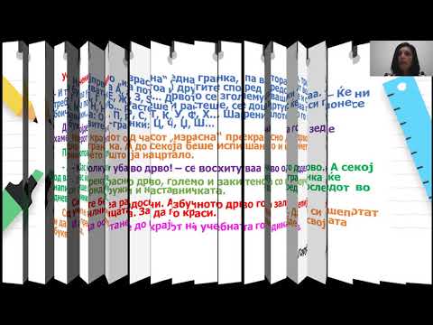 Видео: III одделение - Македонски јазик - Обработка на текст Азбучно дрво
