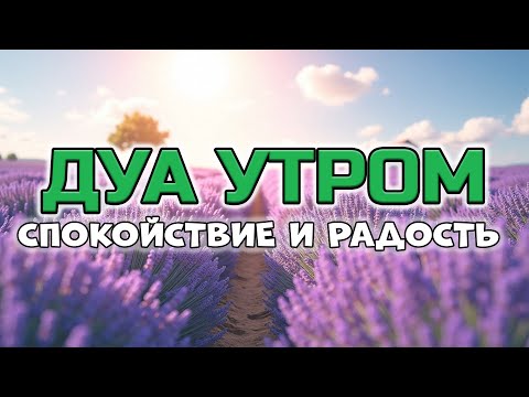 Видео: ДУА ДЛЯ ГЛУБОКОГО СПОКОЙСТВИЯ И РАДОСТИ УТРОМ! 🤲😊