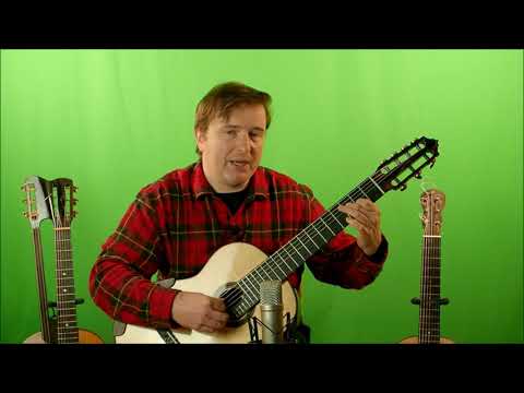 Видео: Семиструнная гитара. Урок 6 "Прелюдие С-Dur" А.О.Сихры подробный разбор.