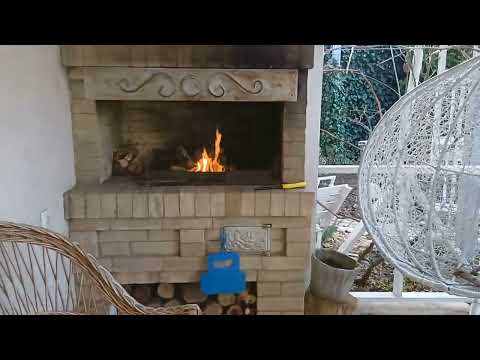 Видео: Уютный семейный вечер в саду. Поработали в удовольствие, поели вкусно.