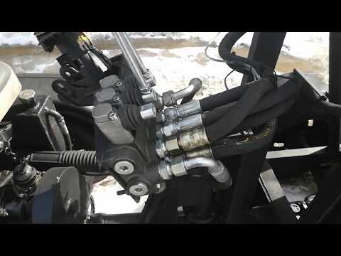 Видео: Гидравлика самодельного погрузчика