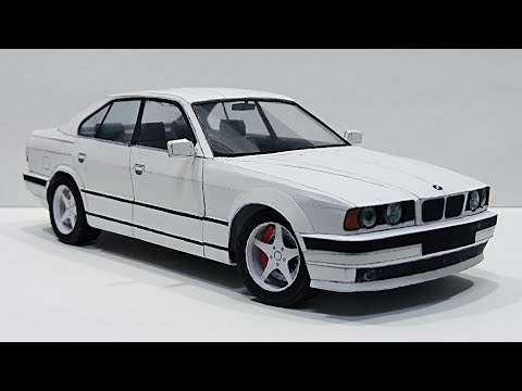 Видео: ЛЕГЕНДА 90-Х! BMW M5 E34 ИЗ БУМАГИ! (slide show)