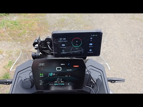 Видео: Мотоцикл VOGE DS525X - Android Auto. Установка системы видеорегистрации.
