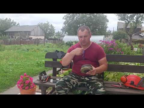 Видео: Катушка stihl 46-2, как заправить леску, что бы она не запекалась.