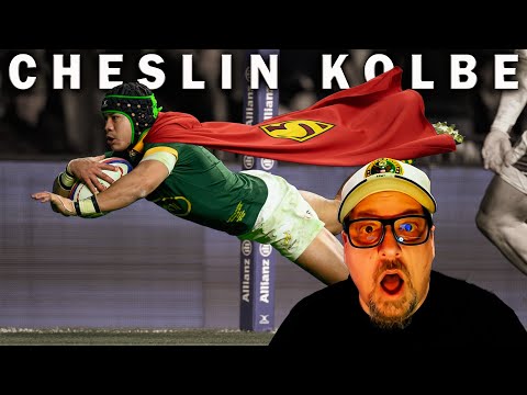 Видео: Американец впервые наблюдает за моментами регби Чеслин Колбе, которые потрясли всех!