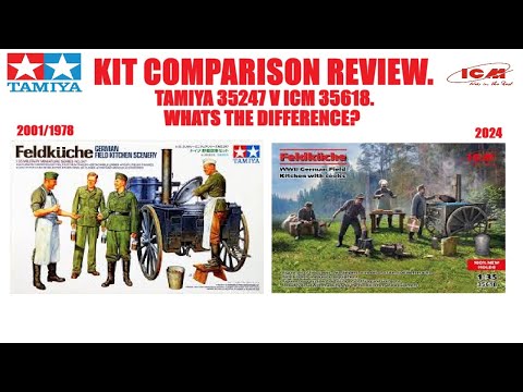 Видео: ОБЗОР СРАВНЕНИЯ НАБОРОВ 1/35 TAMIYA 35247 V ICM 35618. В ЧЁМ РАЗНИЦА? БИТВА НА ФЕЛЬДКУХЕ