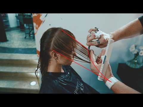 Видео: Мягкие слои и челка – пошаговая салонная техника