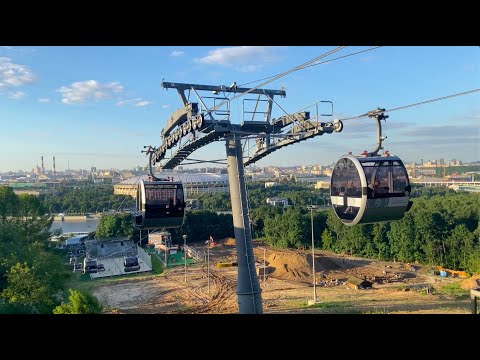 Видео: Канатная дорога в Москве Воробьевы горы ВСЕГО за 100 РУБЛЕЙ