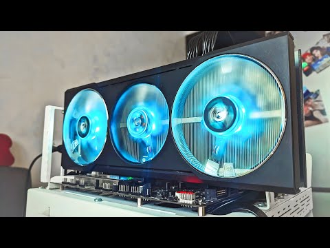 Видео: Тест видеокарты PowerColor RX 6700 XT HELLHOUND OC 12 Гб (Furmark/OCCT/Superposition 4K)