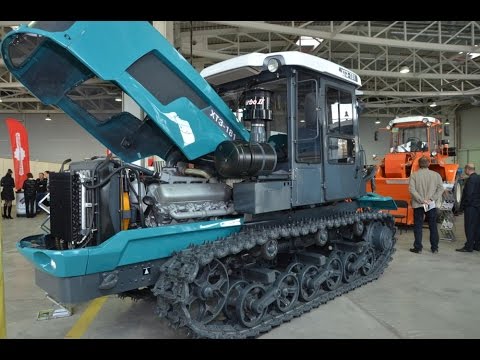 Видео: Гусеничный  трактор  ХТЗ-181. Выставка АГРОПОРТ-2014