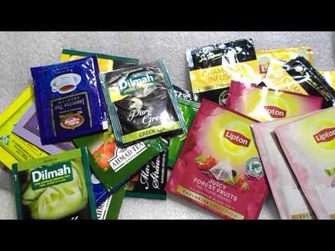 Видео: Письмо с обмена №74. Обмен из Индонезии. Хорошая кучка пакетиков Липтон.