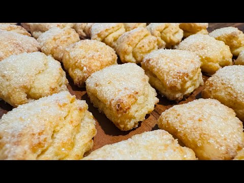 Видео: Печиво СИРНІ ВУШКА || смачна випічка до чаю