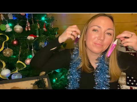 Видео: Новогодние игрушки ретро, шуршание бумагой, шепот, таппинг по стеклу👌🏼
