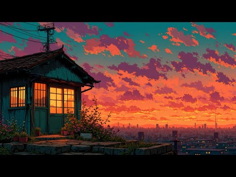 Видео: Японский Lofi-Атмосфера 🌃 Городские Виды Золотого Часа 🏡 Lofi Биты для Расслабления и Фокуса