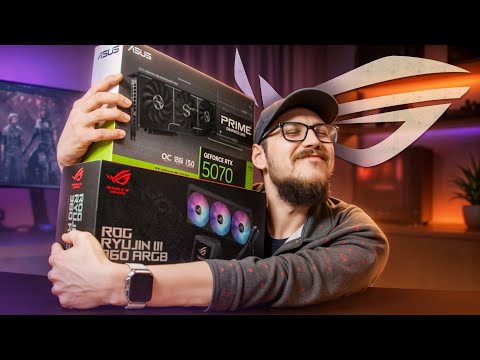 Видео: ЛЕГКИЙ АПГРЕЙД / ASUS PRIME RTX 5070 и ROG Ryujin III 360 ARGB