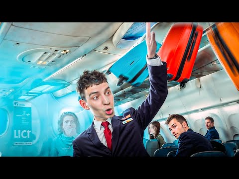 Видео: Глент Стал Стюардессой В Самолете! (Cabin Crew Simulator)