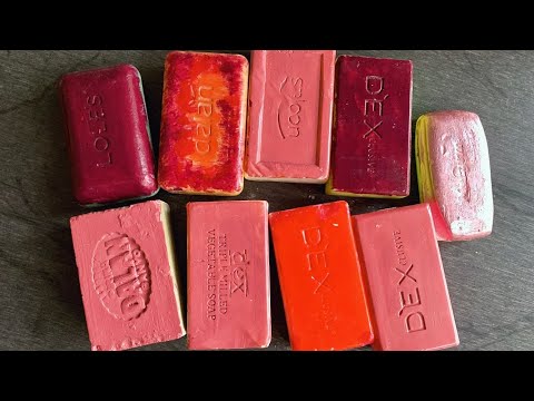 Видео: Cutting colored soap | Soap Carving | Резка мыла #asmrsoap
