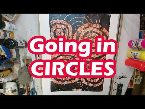 Видео: Хождение по кругу: развлечения с пластиной Gelli