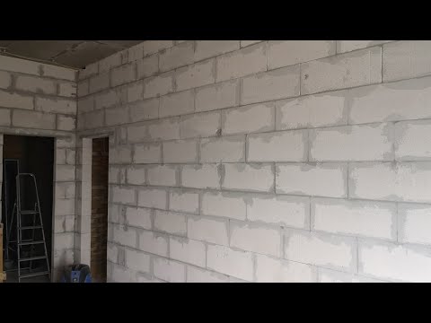 Видео: Перегородки из пеноблоков без трещин.