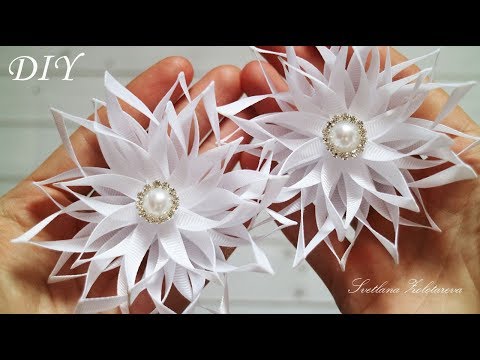 Видео: Воздушные Объемные Снежинки из Узкой Ленты