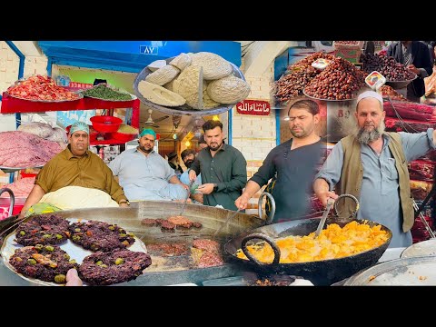 Видео: Знаменитый кебаб Адама Хана Чапли | Невиданная ранее афганская уличная еда на базаре Афганистана