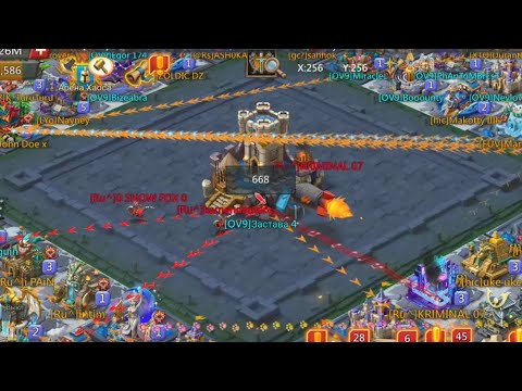 Видео: 90% Побед! Доминация и уничтожение противников! Lords Mobile!