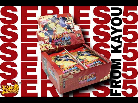 Видео: Открытие НОВОЙ 5 серии карточек по Наруто от коллекции KAYOU | Opening of NEW Naruto box from KAYOU