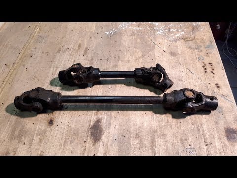 Видео: Квадроцикл Stels 300B. Как очень быстро демонтировать крестовины из карданных валов.