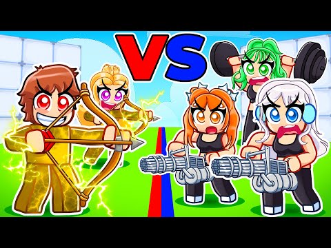 Видео: СУПЕР СКОРОСТЬ против СУПЕР СИЛЫ в Roblox Rivals…