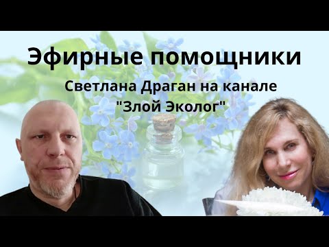 Видео: "Эфирные помощники" - Светлана Драган на канале "Злой Эколог" от от 10.12.21