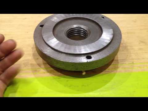 Видео: Переходной фланец, токарного патрона.