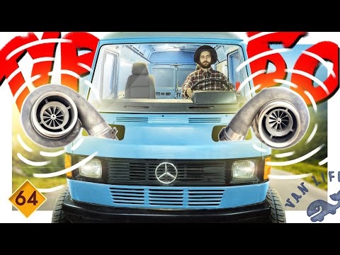 Видео: ТУРБИНА для МОЩНОСТИ в автодом. Радиатор, интеркулер для Mercedes T1 / КИТЖИВИ 64