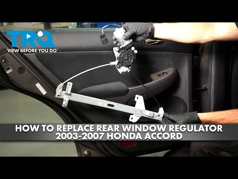 Видео: Как заменить мотор стеклоподъемника и регулятор в сборе на Honda Accord 2003-2007