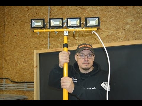 Видео: Прожектор маляра подешману