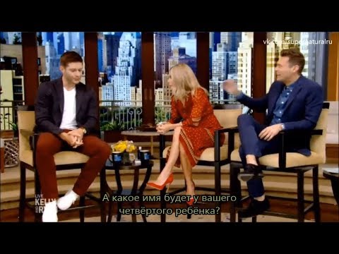 Видео: Дженсен на шоу "В прямом эфире с Кэлли и Райаном" 01.10.18. (рус.суб.)