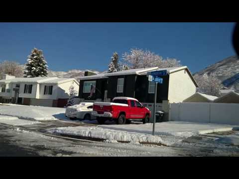 Видео: США.Юта. Ноябрь и Зима пришла.