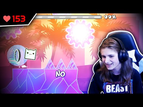 Видео: Техно-панк, но все тупые (снова) — Лучшие моменты трансляции | Geometry Dash Hard Demon 100%