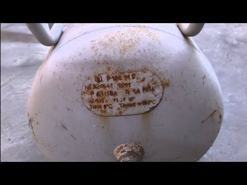 Видео: Пескоструй из старого ресивера от компрессора 