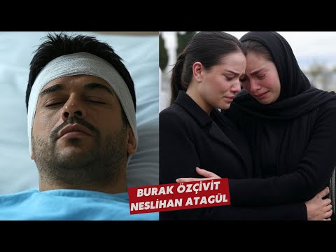 Видео: Неслихан и бывшая Жива Бурака, Фахрия, обняла и плакала на похоронных похоронах Бурака Эзтявита