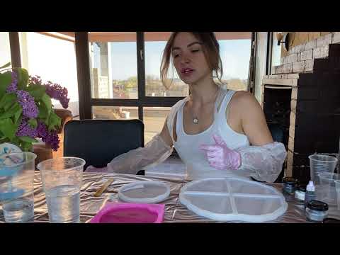 Видео: Мастер класс 2. Подстаканники эпоксидной смолой. Техника для начинающих