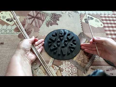 Видео: Шаблон для красивого начала плетения