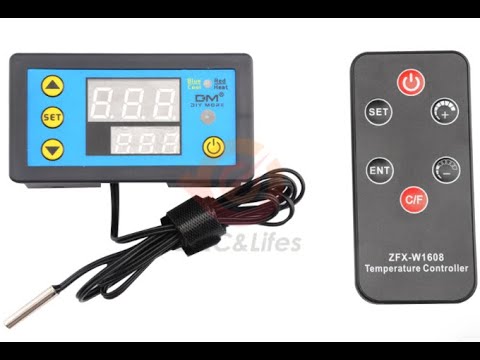 Видео: Терморегулятор W3231 с пультом управления