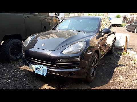 Видео: Porsche Cayenne S. Как снять приборную панель и козырек торпеды.