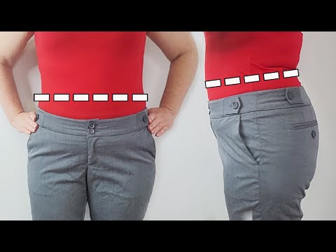 Видео: Швейный трюк. Самый быстрый способ поднять талию брюк с низкой посадкой